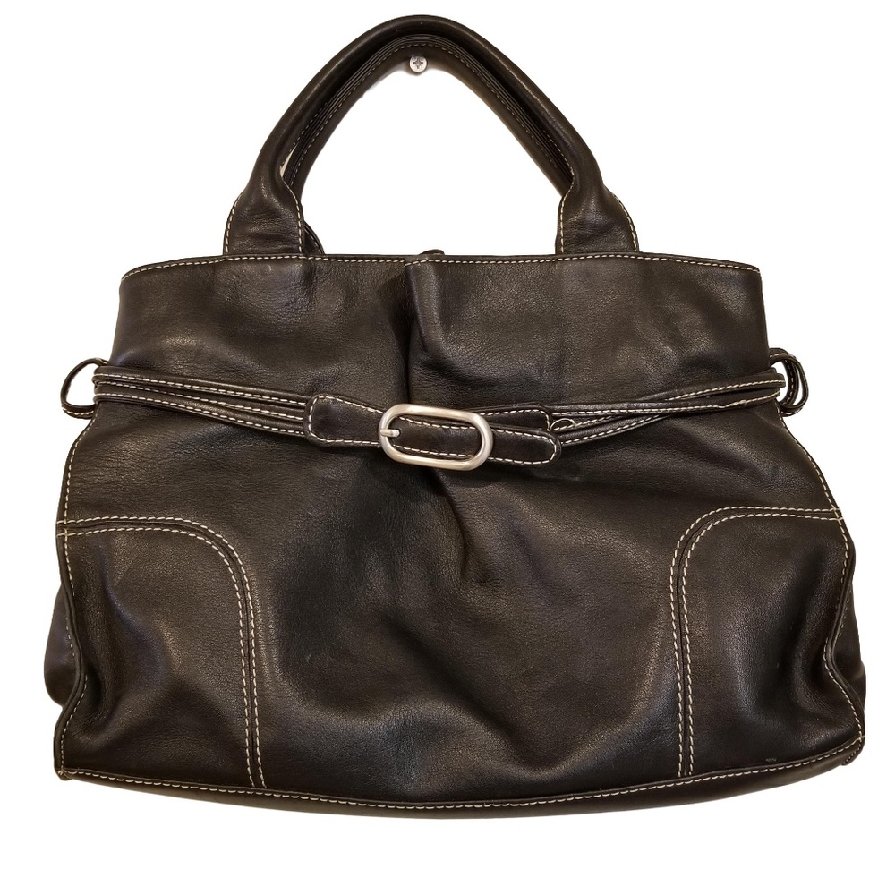 Vintage 90s KENNETH COLE Leather Handbag Bag
